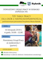 VII Targi Pracy dla osób z niepełnosprawnością