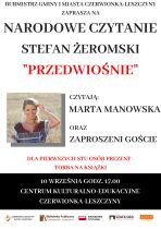 Narodowe Czytanie „Przedwiośnia” Stefana Żer