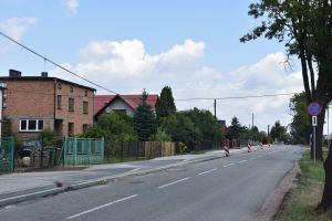 Chodnik przy ul. Gliwickiej prawie gotowy