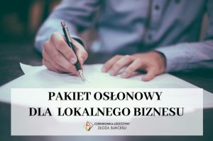 Pakiet osłonowy dla lokalnego biznesu