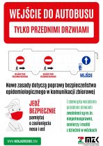 Informacja MZK Jastrzębie - zasada &quot;przednich drz