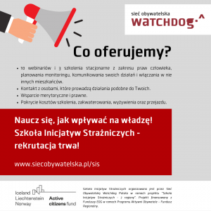 Szkoły Inicjatyw Strażniczych (SIS)!