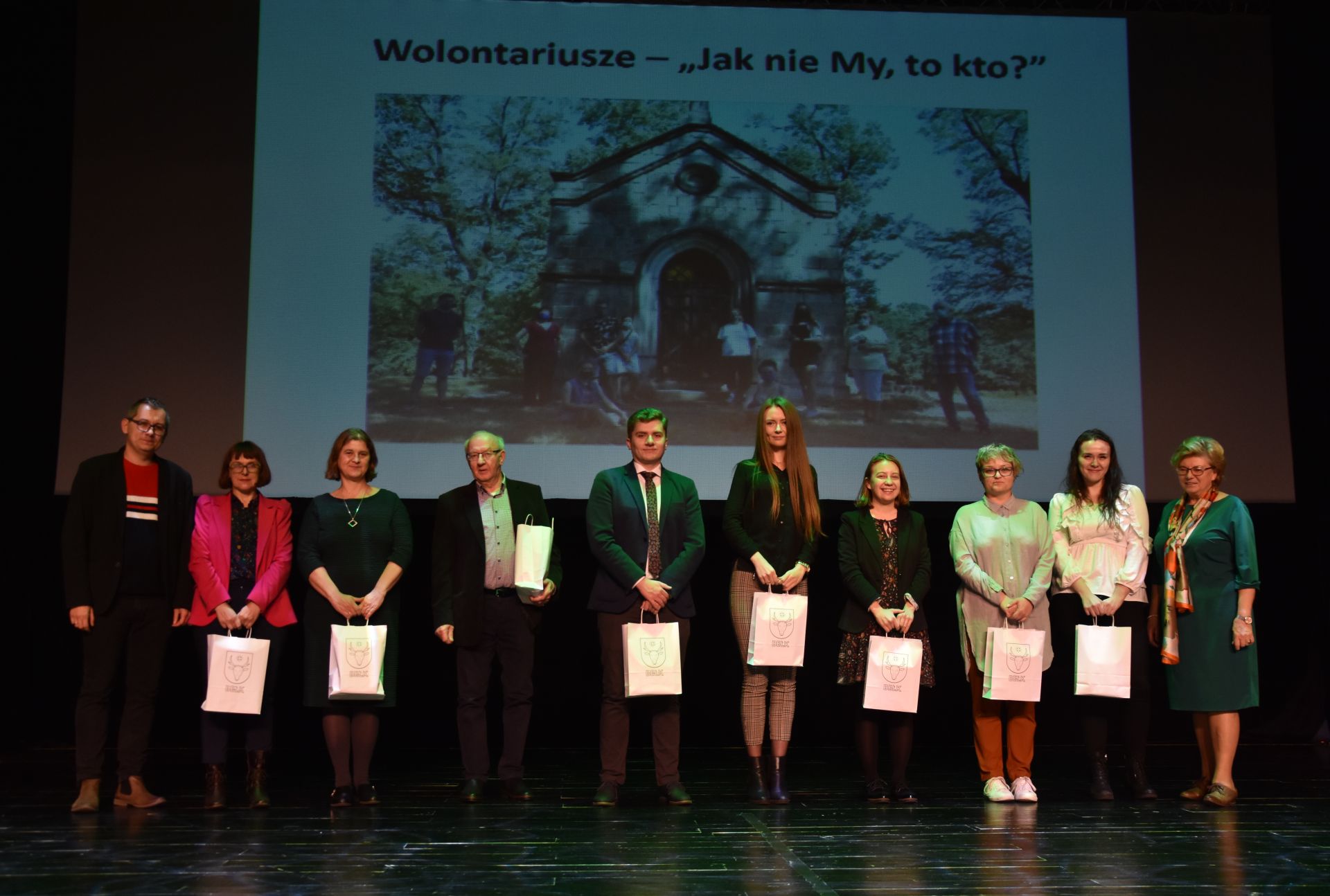 Wolontariusze zaangażowani w projekt 