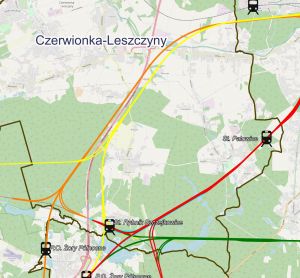 Informacja dotycząca inwestycji kolejowych w rama