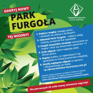 Konkurs „Odkryj nowy Park Furgoła tej wiosny”