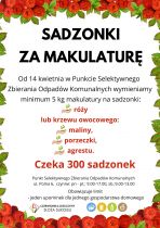 Wymień makulaturę na sadzonki
