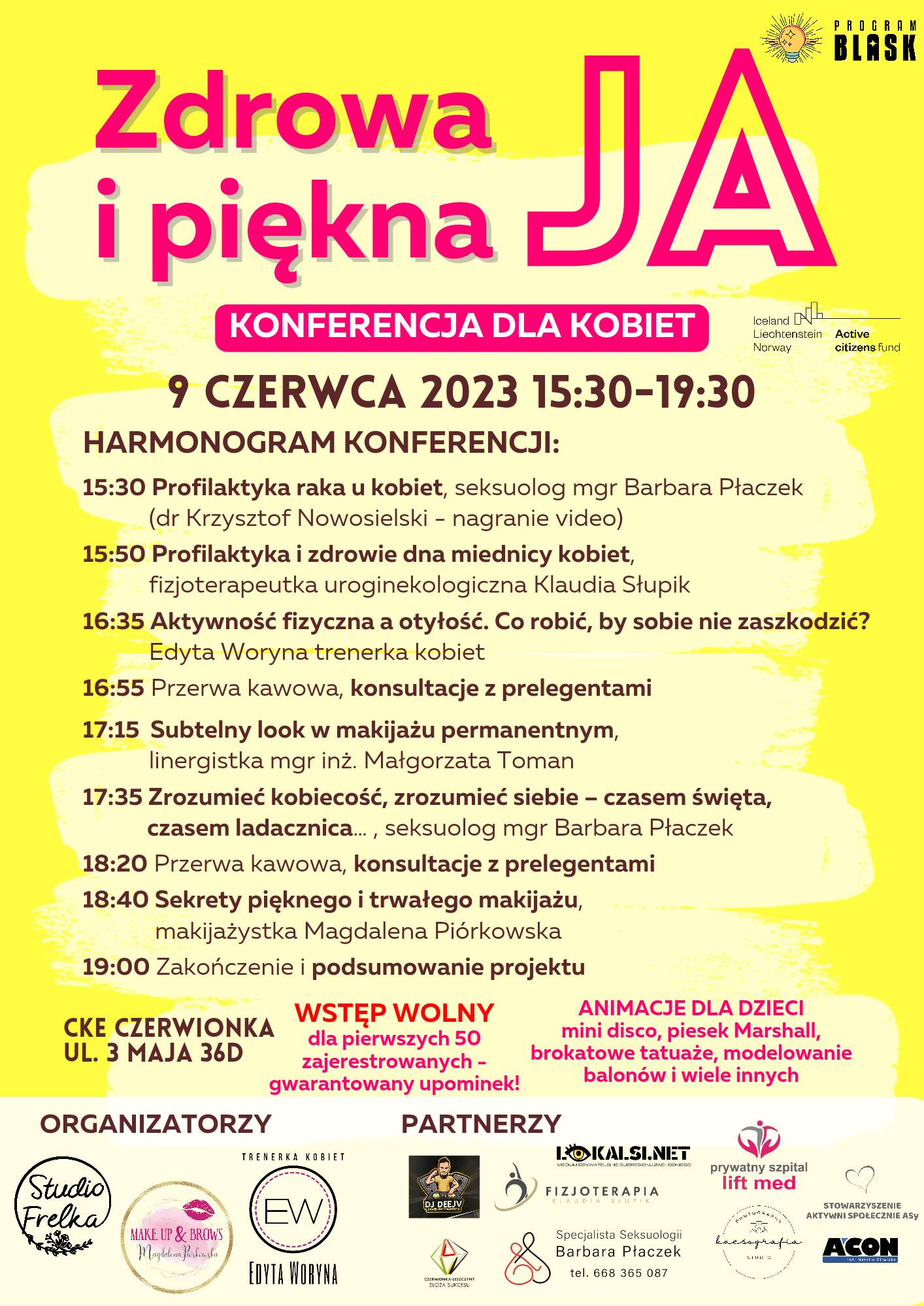 Plakat Zdrowa i piękna JA