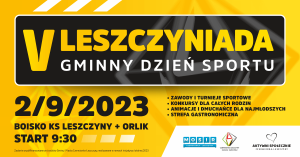 V Leszczyniada już za miesiąc
