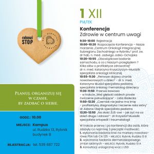 Konferencja "Zdrowie w centrum uwagi"