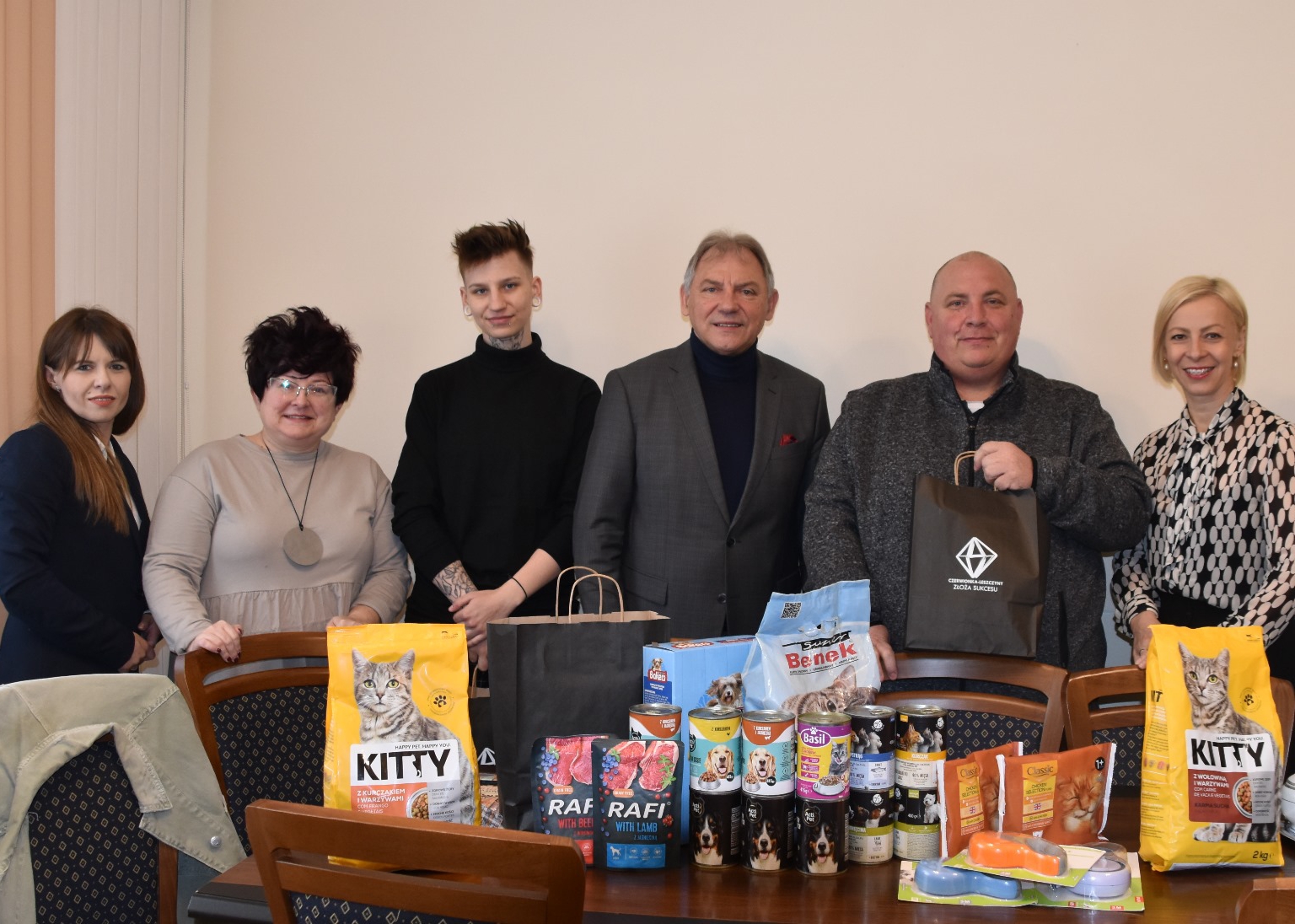 na zdjęciu organizatorzy akcji 
