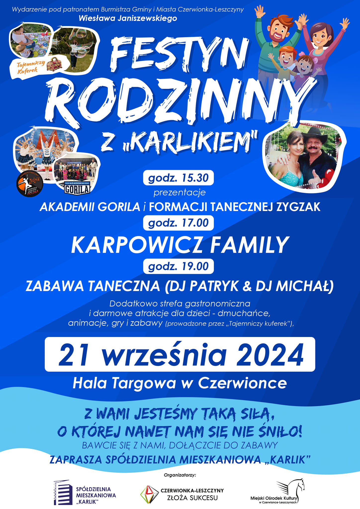 plakat dotyczący festynu