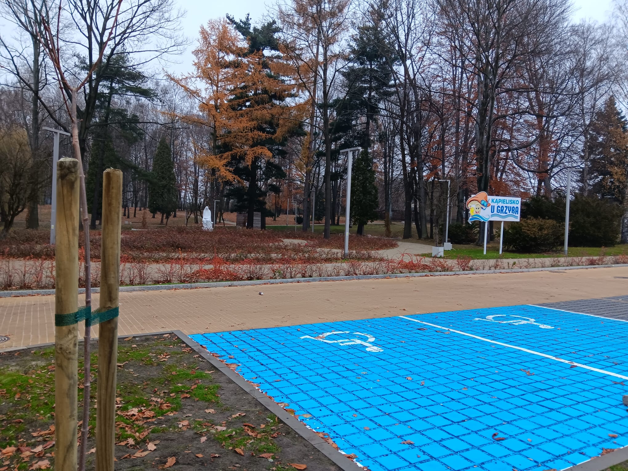 Parking przy parku im. P.Furgoła
