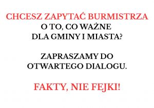 Informacja Burmistrza Gminy i Miasta
