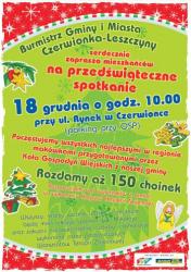 Wigilie zorganizowane przez OPS