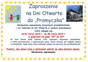 Dni Otwarte w "Promyczku"
