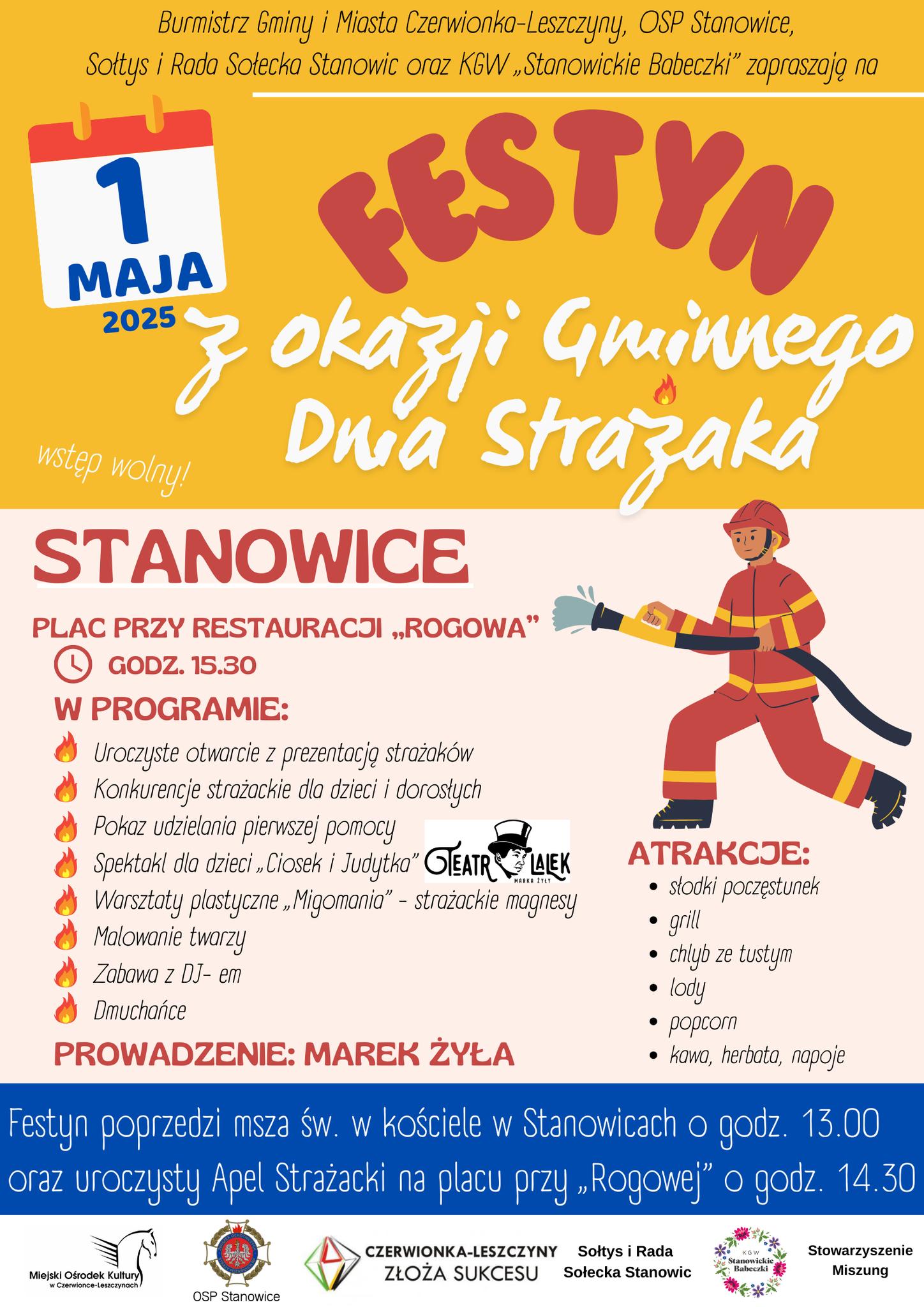 plakat festyn strazacki