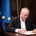 Podpisanie Aktu Założycielskiego Społecznego Komitetu Fundacji Sztandaru dla Komendy Miejskiej Państwowej Straży Pożarnej w Rybniku (1)