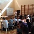 Jakub Kucner i Karolin Zagozdon odwiedzają kolejne szkoły